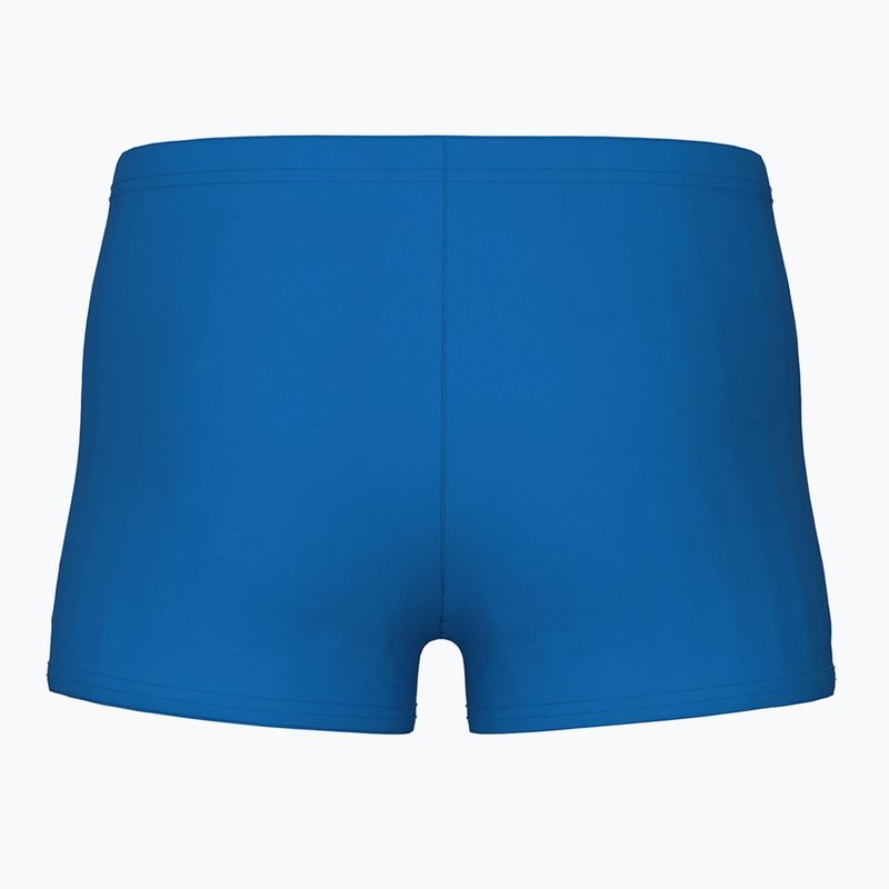Detské plavky boxerky arena Logo Swim Short blue river/white 2