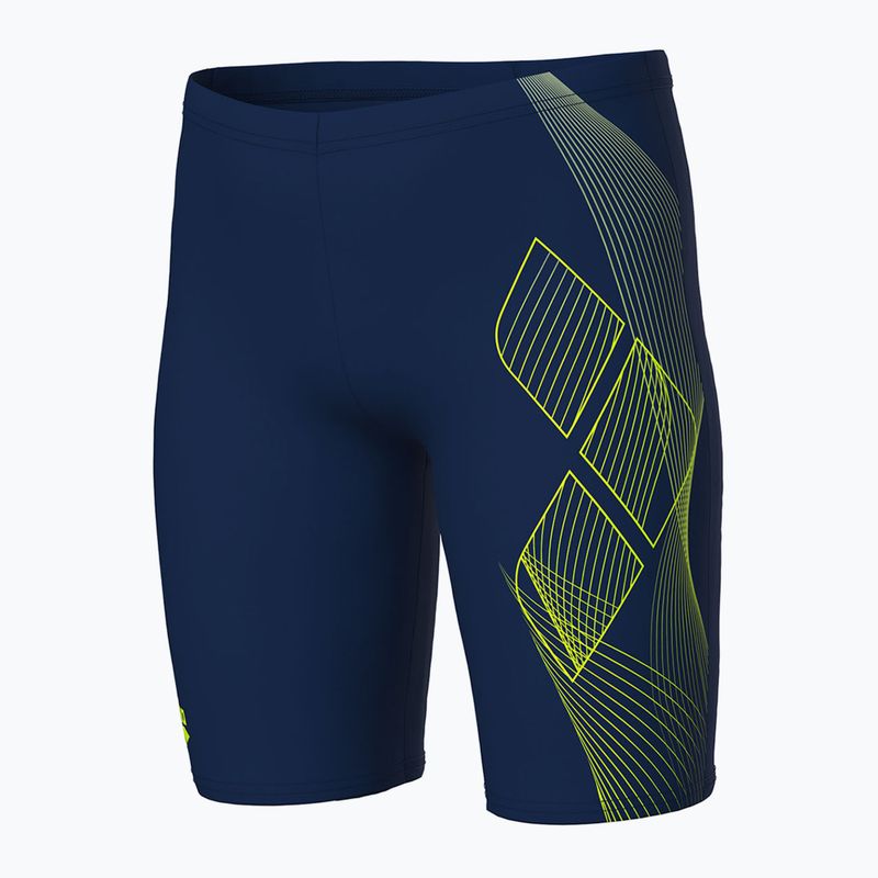 Detské plavky jammery arena Sea Water Swim Jammer navy/artic lime 3