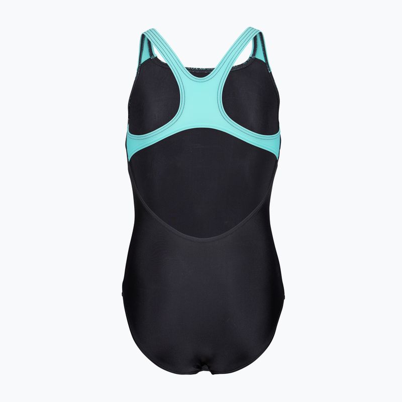 Detské jednodielne plavky arena Kikko Swim Pro Back black/water 2