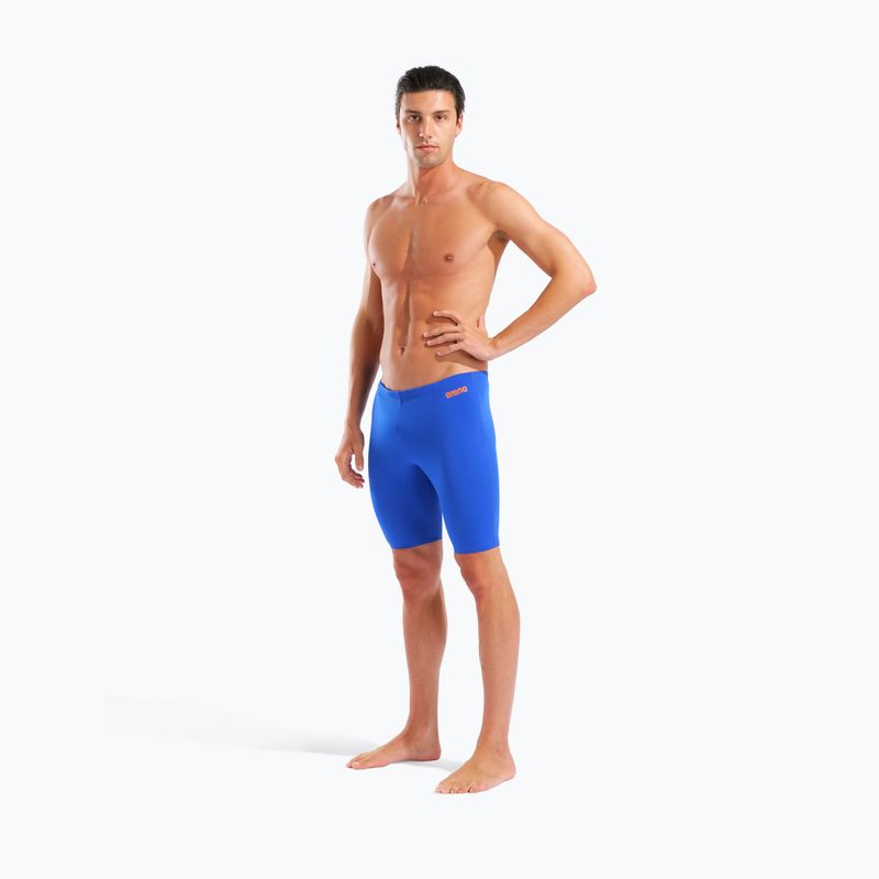 Pánske plavky jammery arena Team Swim Jammer Solid neon blue/team orange 6