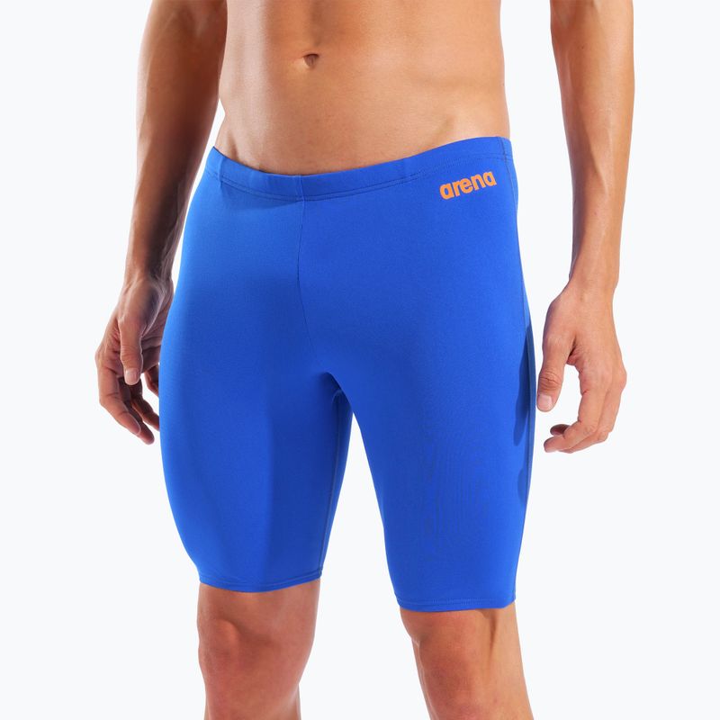 Pánske plavky jammery arena Team Swim Jammer Solid neon blue/team orange 9
