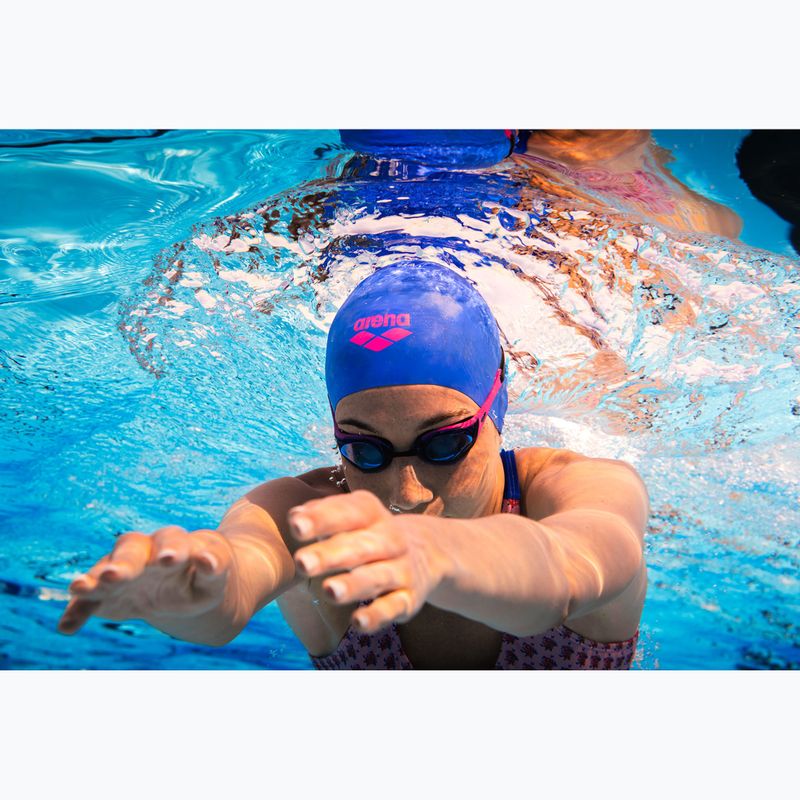 Plavecká čiapka arena Big Logo neon blue/shocking pink/yellow star 10
