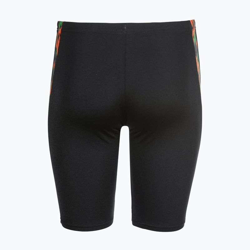 Detské plavky jammery arena Print Swim black/orange multi 2