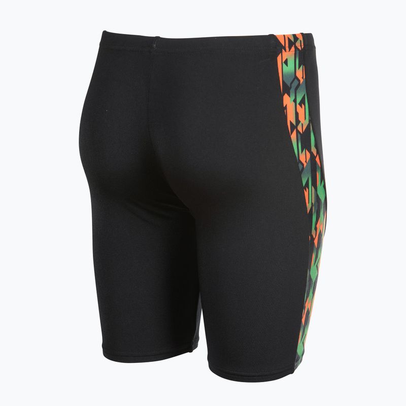 Detské plavky jammery arena Print Swim black/orange multi 4