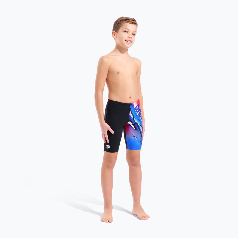 Detské plavky jammer arena Loud Swim Jammer black/multi 2