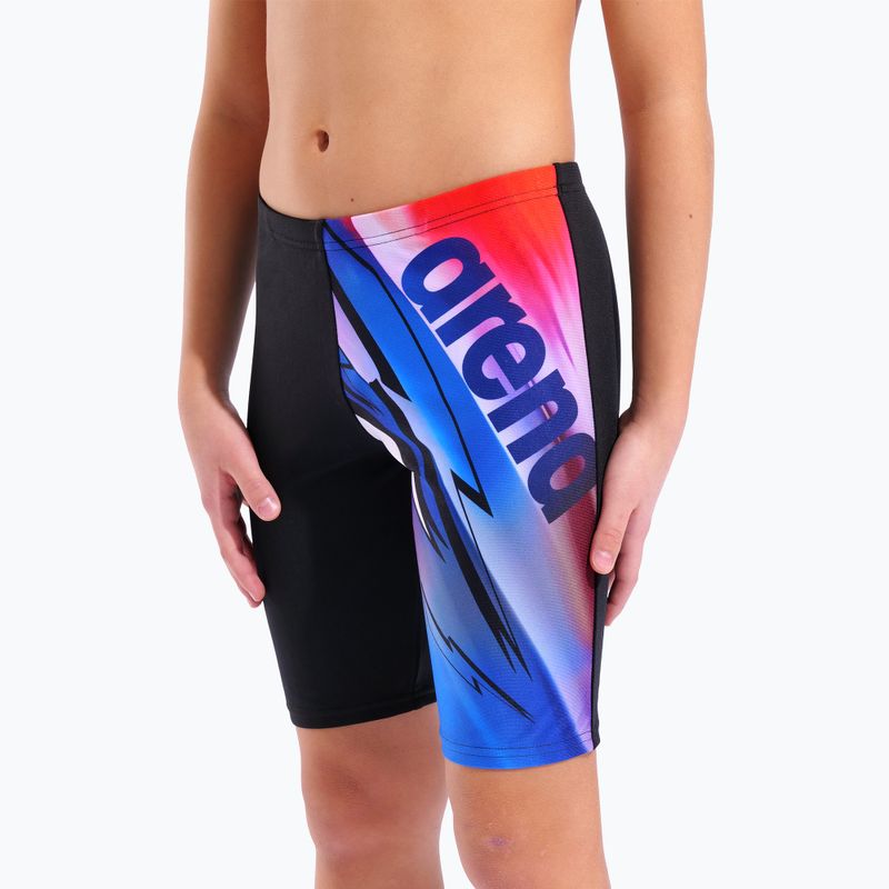 Detské plavky jammer arena Loud Swim Jammer black/multi 4