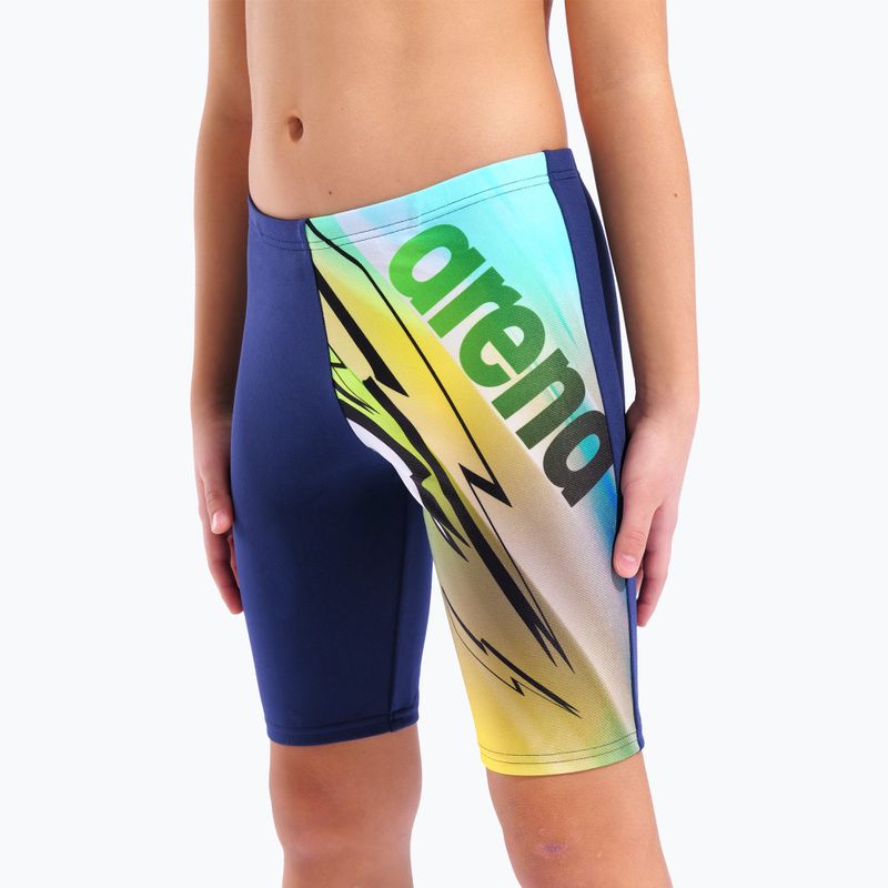 Detské plavky jammer arena Loud Swim Jammer navy/multi 4