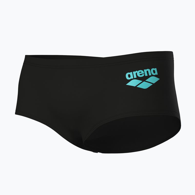 Pánske plavecké boxerky arena One Low Waist Short Big Logo black/black 3