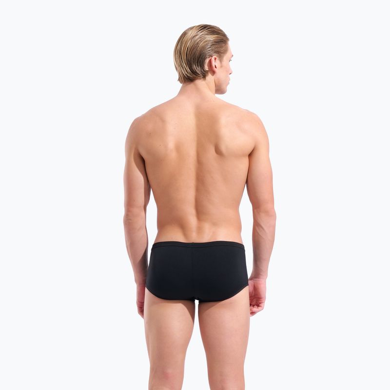 Pánske plavecké boxerky arena One Low Waist Short Big Logo black/black 7