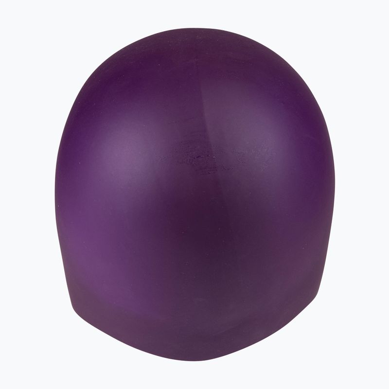 Plavecká čiapka arena Long Hair plum/white 4