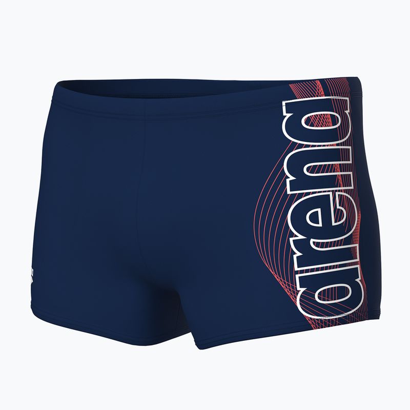 Pánske plavecké boxerky arena Basic Swim Short navy/white 3