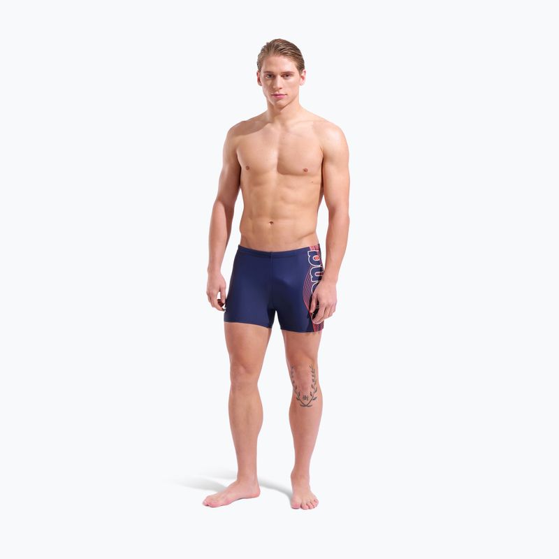 Pánske plavecké boxerky arena Basic Swim Short navy/white 6