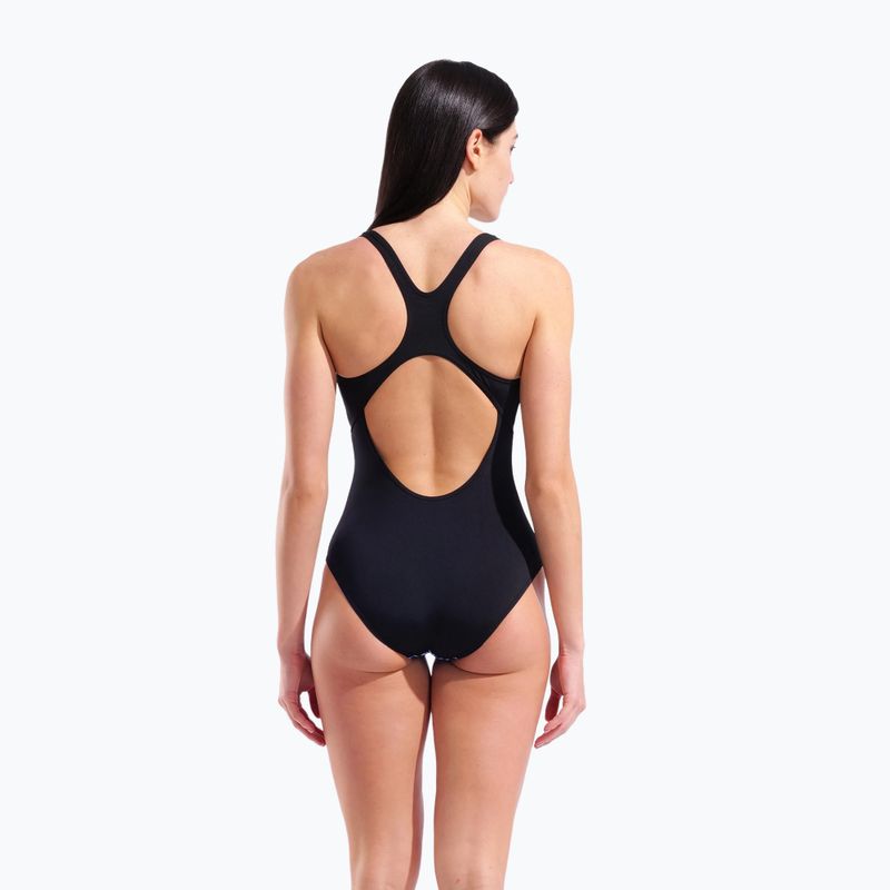 Dámske jednodielne plavky arena Peacock Swim Pro Back multi green/black 3