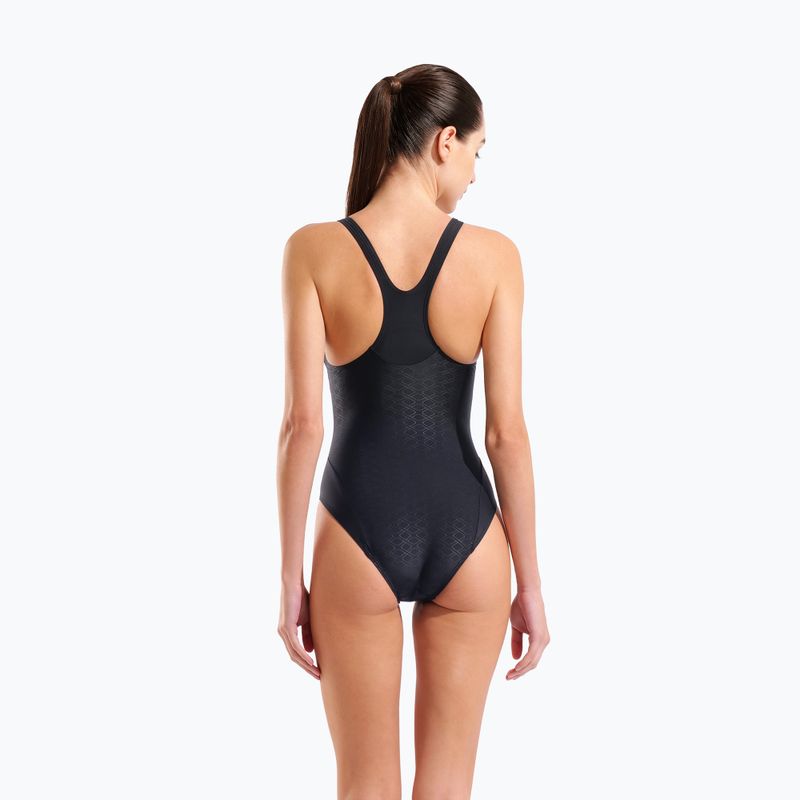 Dámske jednodielne plavky arena Monoglow One Piece black multi/black 7
