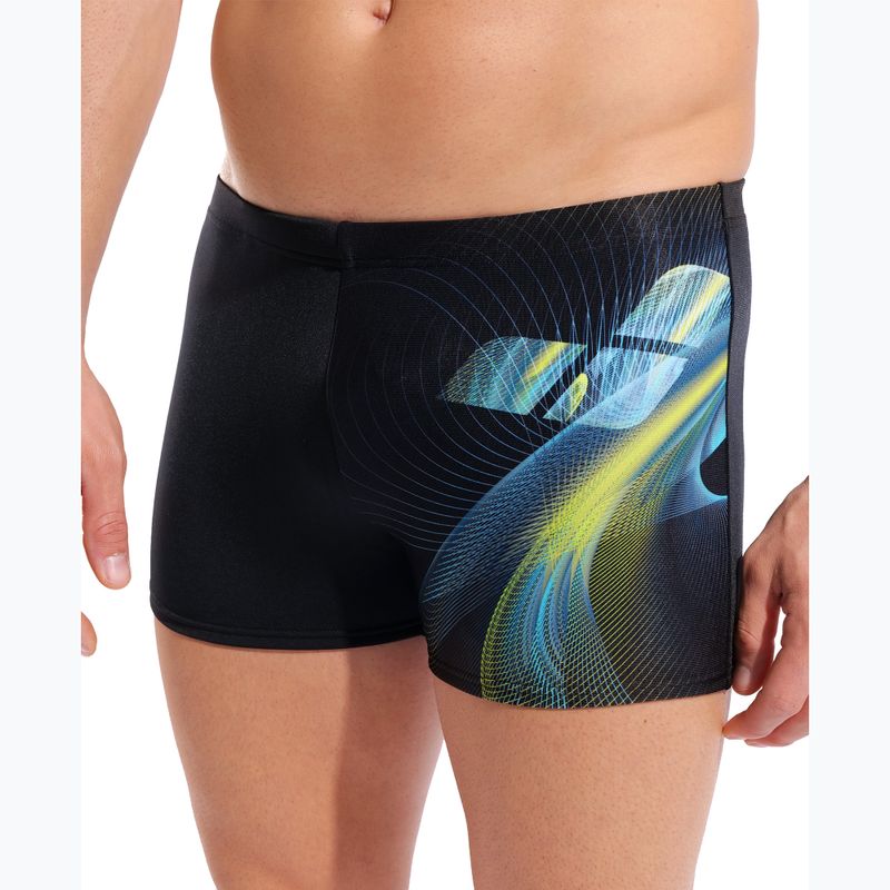 Pánske plavecké boxerky arena Jellyfish Swim Short black/multi 4
