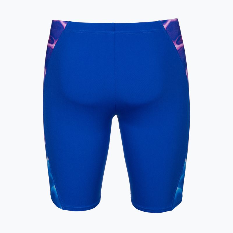 Pánske plavky jammery arena Earth Swim Jammer neon blue/neon blue multi 2