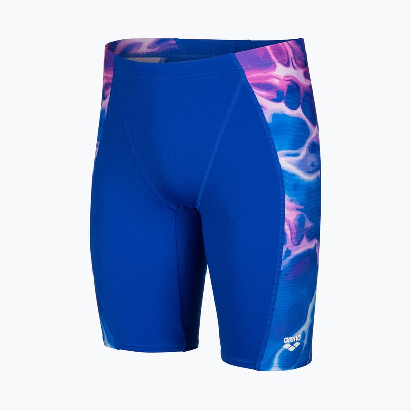 Pánske plavky jammery arena Earth Swim Jammer neon blue/neon blue multi 3