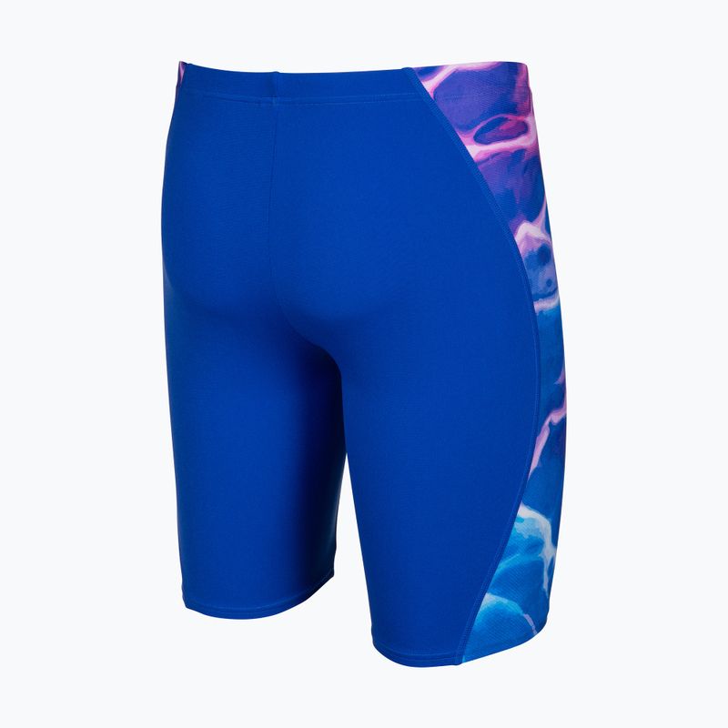 Pánske plavky jammery arena Earth Swim Jammer neon blue/neon blue multi 4