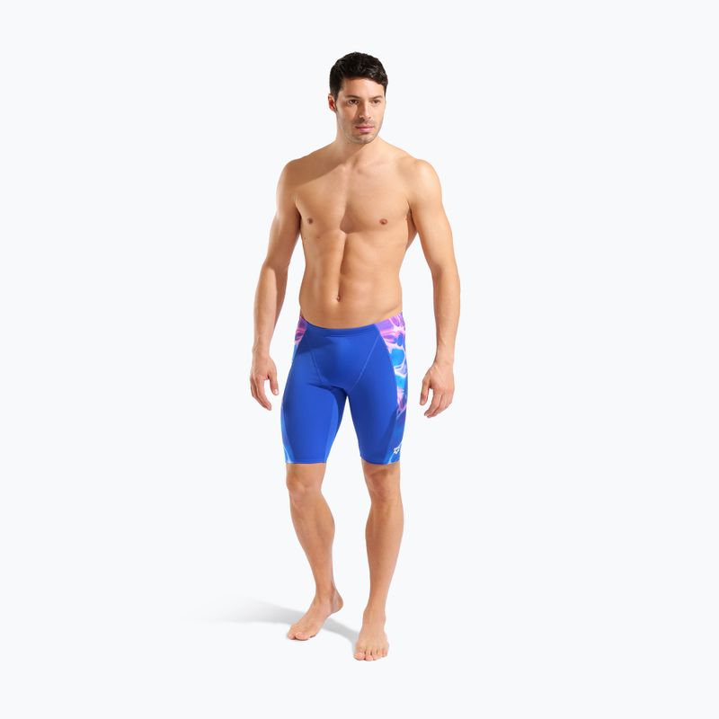 Pánske plavky jammery arena Earth Swim Jammer neon blue/neon blue multi 6