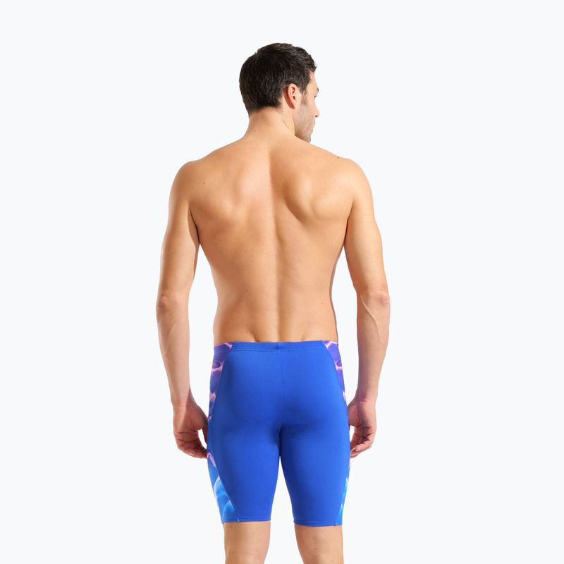 Pánske plavky jammery arena Earth Swim Jammer neon blue/neon blue multi 7