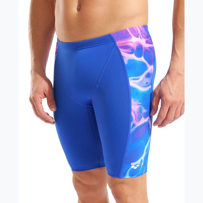 Pánske plavky jammery arena Earth Swim Jammer neon blue/neon blue multi 8