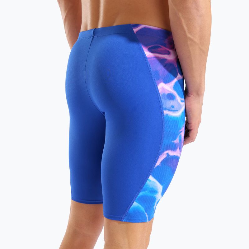 Pánske plavky jammery arena Earth Swim Jammer neon blue/neon blue multi 9