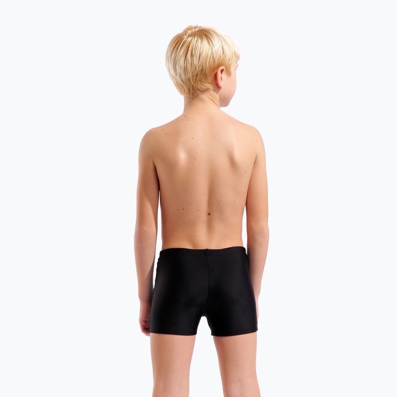 Chlapčenské plavecké boxerky arena Loud Swim Short black/black multi 7