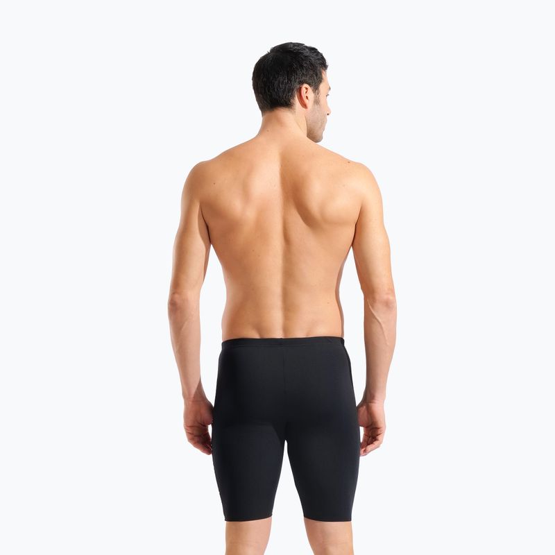 Pánske plavky jammery arena Distortion Swim Jammer black/white 3
