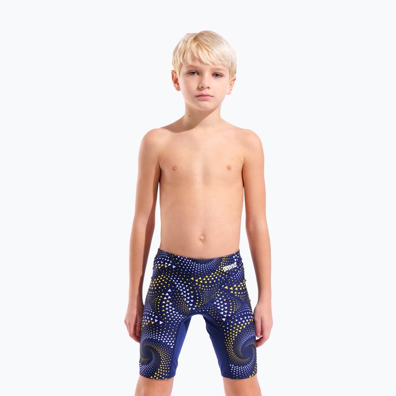 Detské plavky jammer arena Fireflow Swim Jammer navy/team navy yellow 5