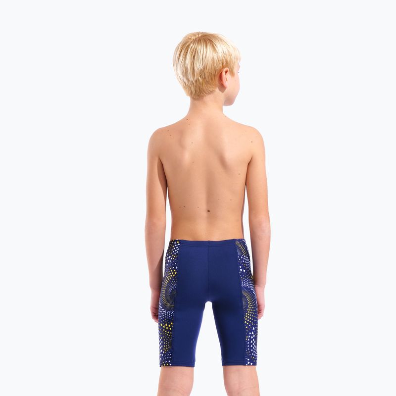 Detské plavky jammer arena Fireflow Swim Jammer navy/team navy yellow 7