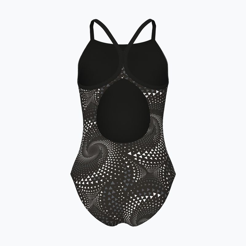 Detské jednodielne plavky arena Fireflow Lightdrop Back black/team black 2