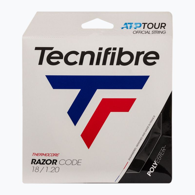 Tenisová struna Tecnifibre Razor Code 12 m čierna 04GRA120XC