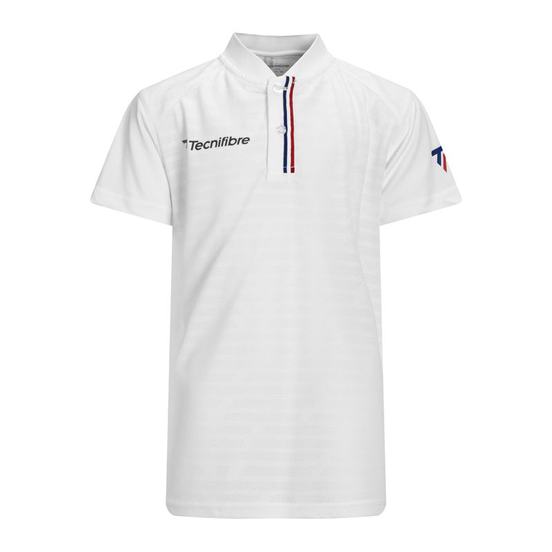 Tecnifibre detské tenisové tričko Polo white 22F3VE F3