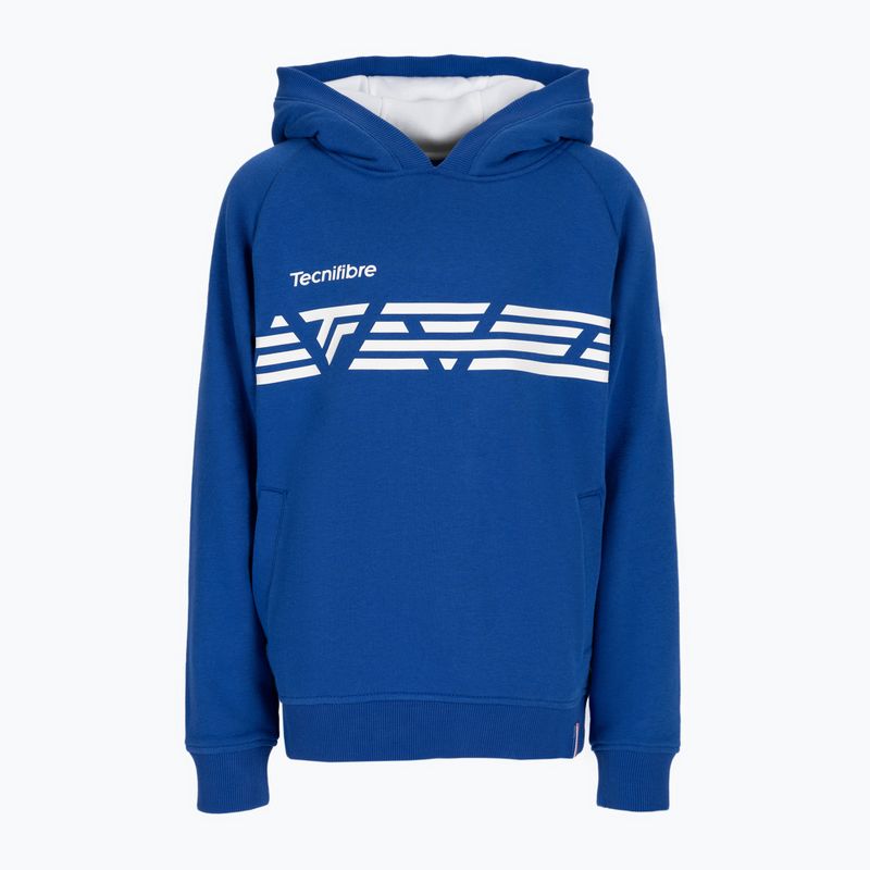 Detská tenisová mikina Tecnifibre Fleece Hoodie blue 21FLHO