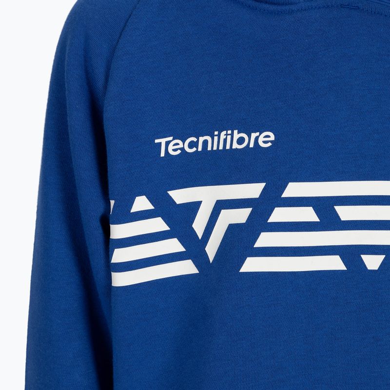 Detská tenisová mikina Tecnifibre Fleece Hoodie blue 21FLHO 3