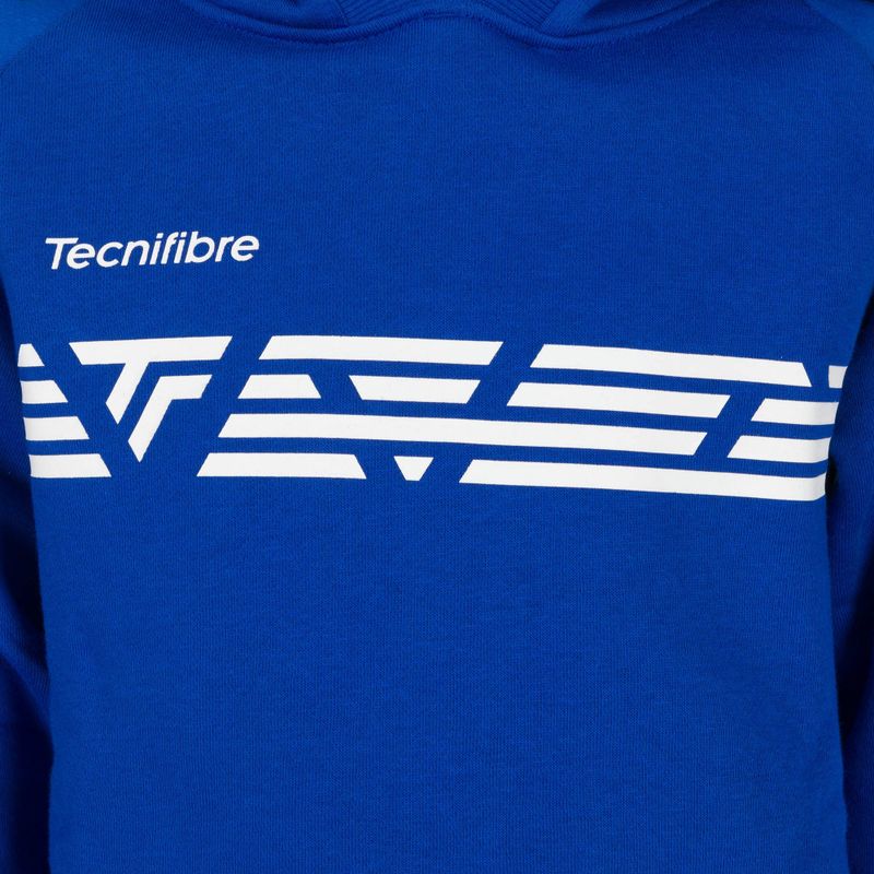 Detská tenisová mikina Tecnifibre Fleece Hoodie blue 21LAHORO0B 3