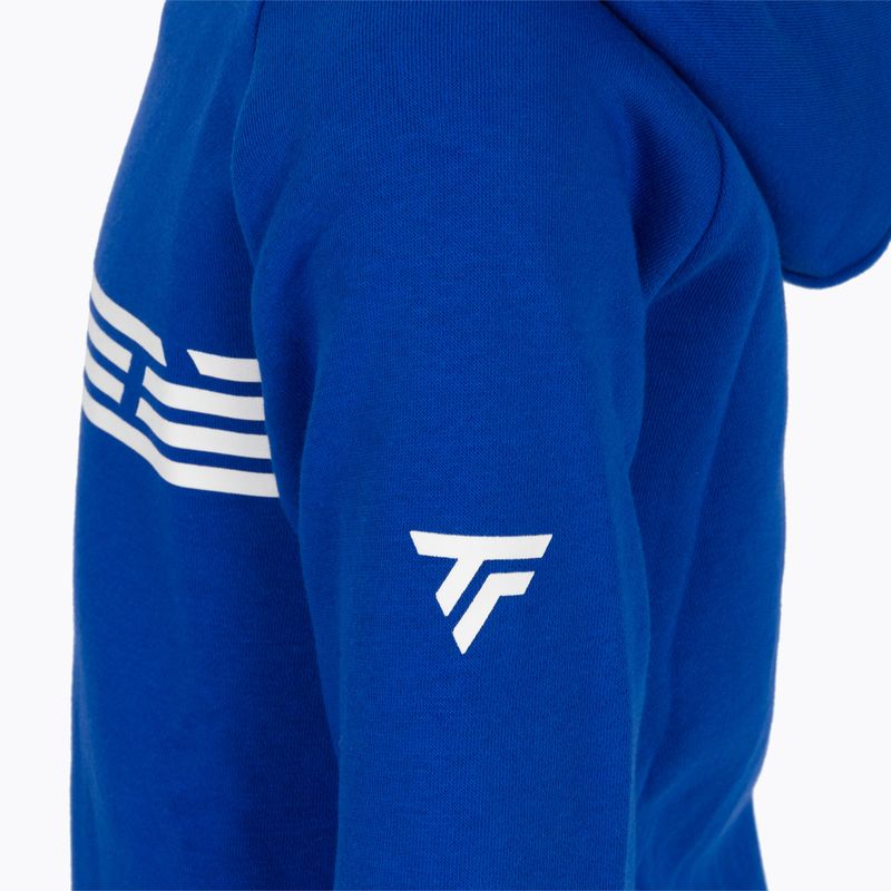 Detská tenisová mikina Tecnifibre Fleece Hoodie blue 21LAHORO0B 5