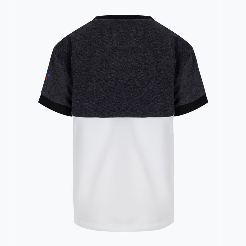 Tecnifibre Stretch bielo-čierne detské tenisové tričko 22F1ST F1 2