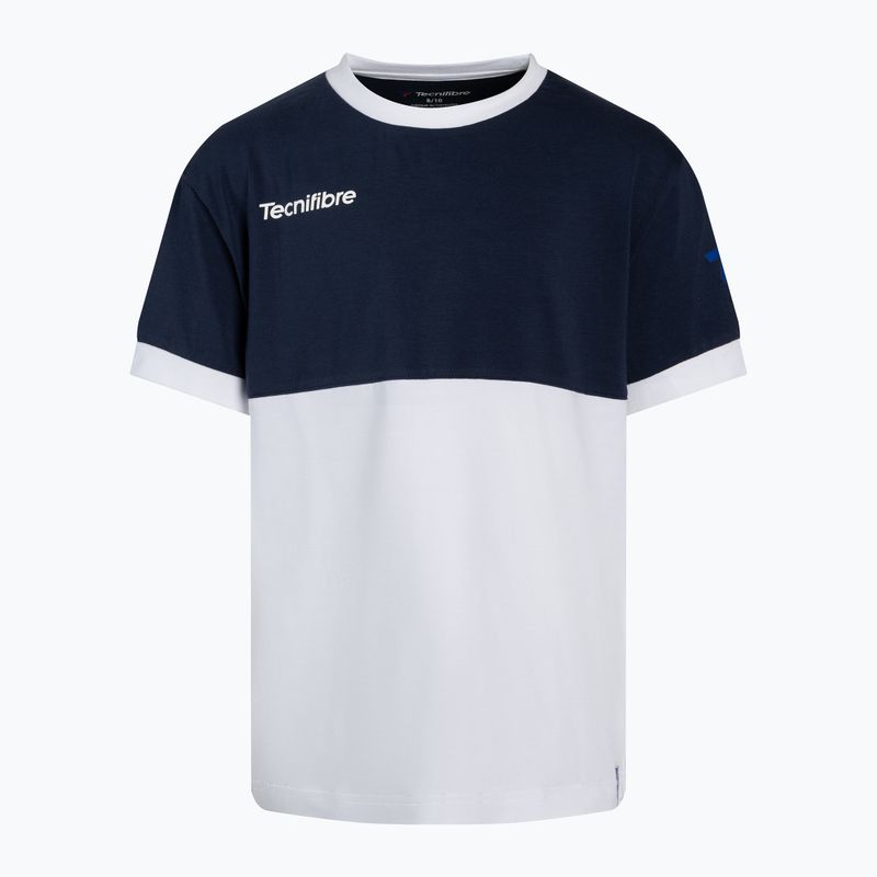 Tecnifibre Stretch bielo-modré detské tenisové tričko 22F1ST F1