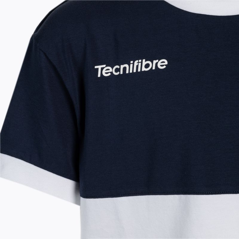 Tecnifibre Stretch bielo-modré detské tenisové tričko 22F1ST F1 3
