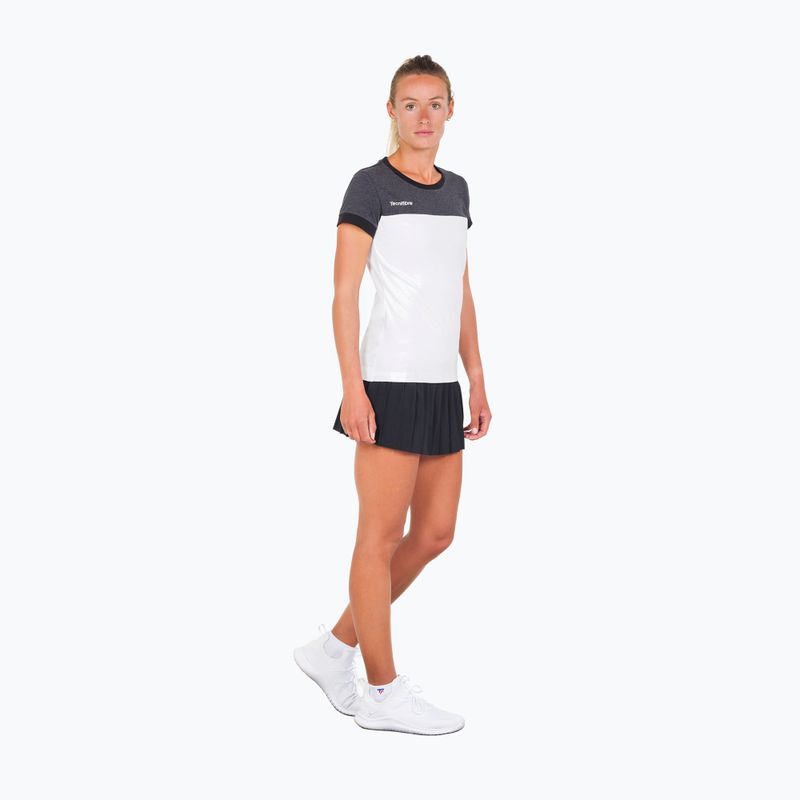 Dámske tenisové tričko Tecnifibre Stretch white and black 22LAF1 F1 3