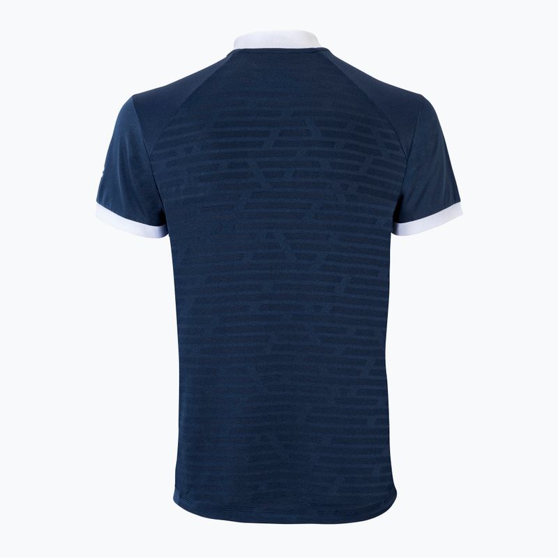 Detské tenisové tričko Tecnifibre Polo blue 22F3PO F3 5