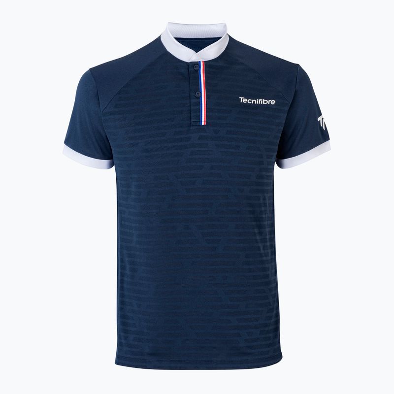 Pánske tenisové tričko Tecnifibre Polo blue 22F3PO F3