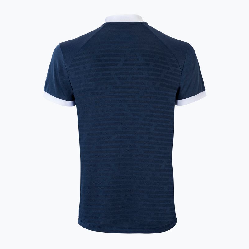 Pánske tenisové tričko Tecnifibre Polo blue 22F3PO F3 2