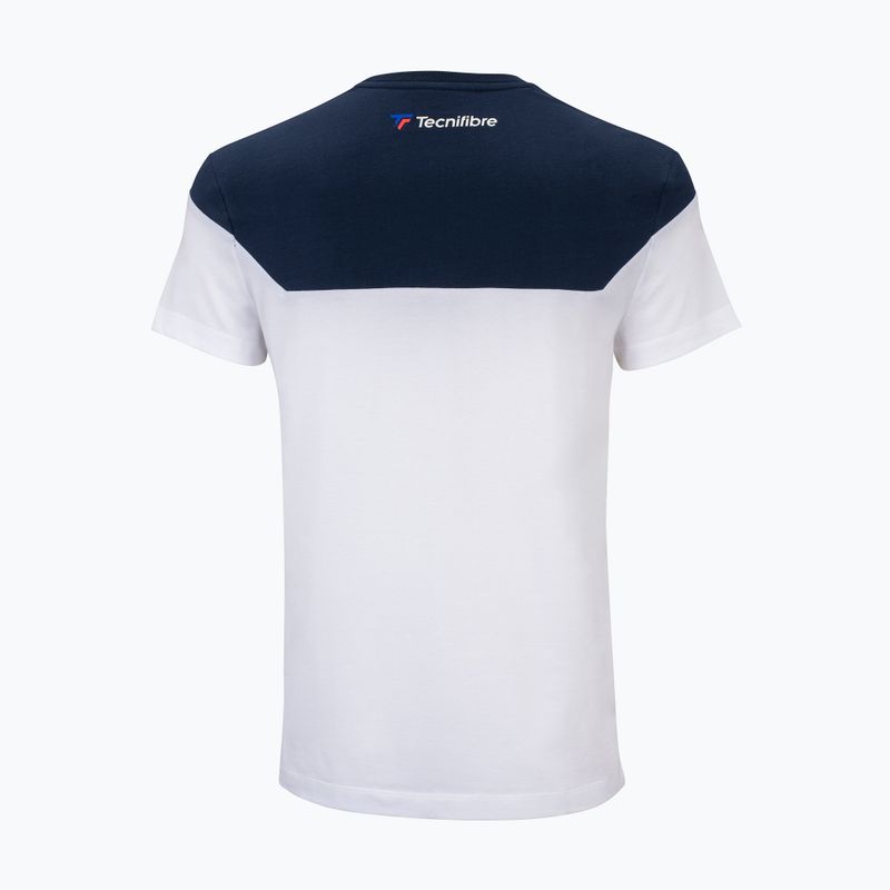 Pánske tenisové tričko Tecnifibre Training white 22TRAITEE 2
