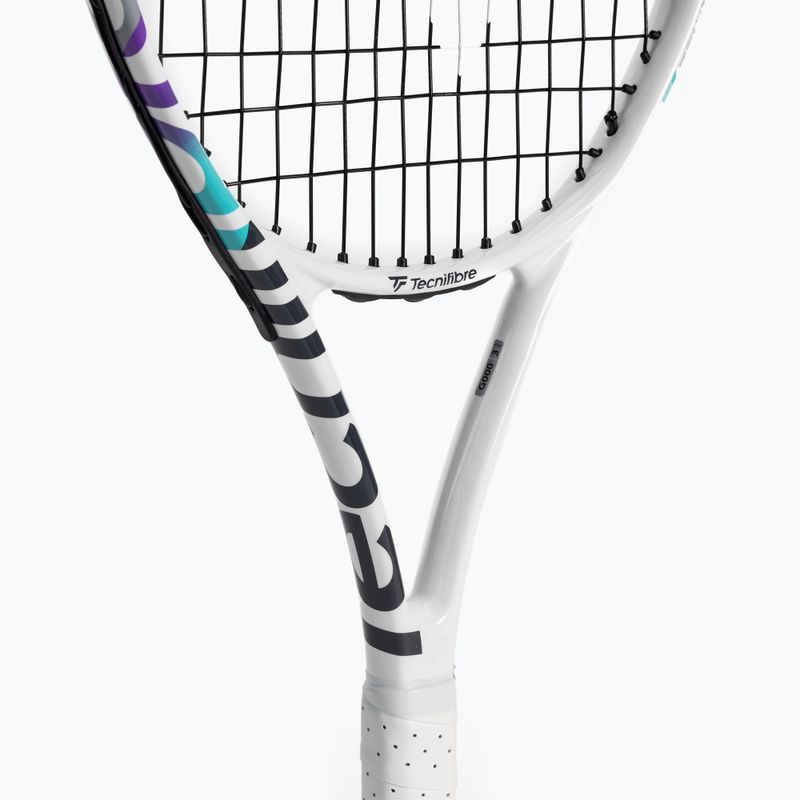 Detská tenisová raketa Tecnifibre Tempo 24 biela 14TEMP242E 5