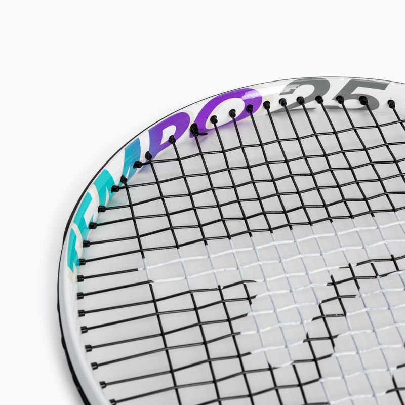 Detská tenisová raketa Tecnifibre Tempo 25 biela 14TEMP252E 6