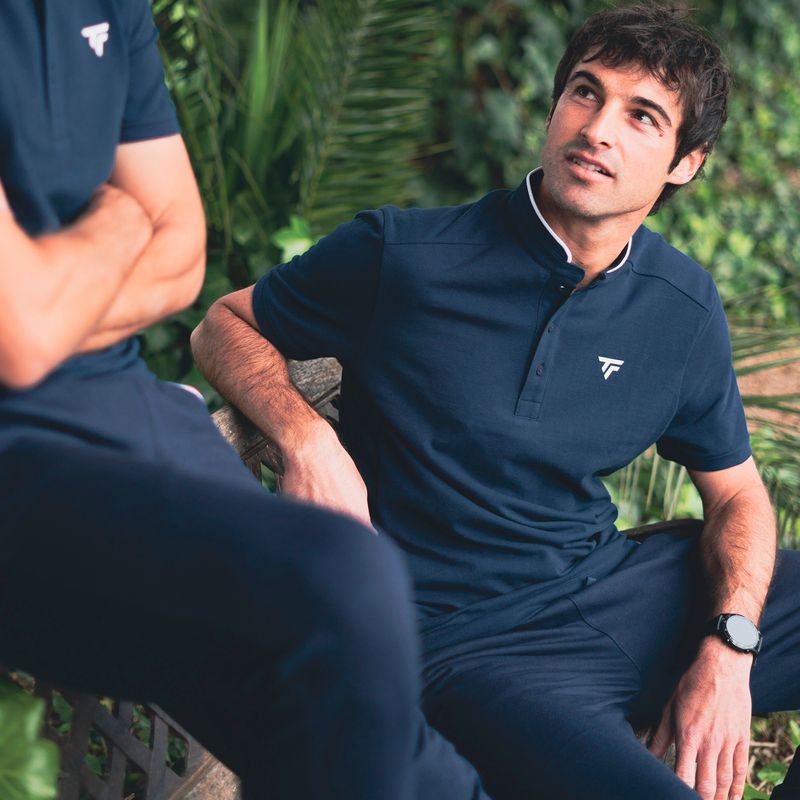 Pánske tenisové tričko Tecnifibre Polo Pique navy blue 25POPIQ224 5