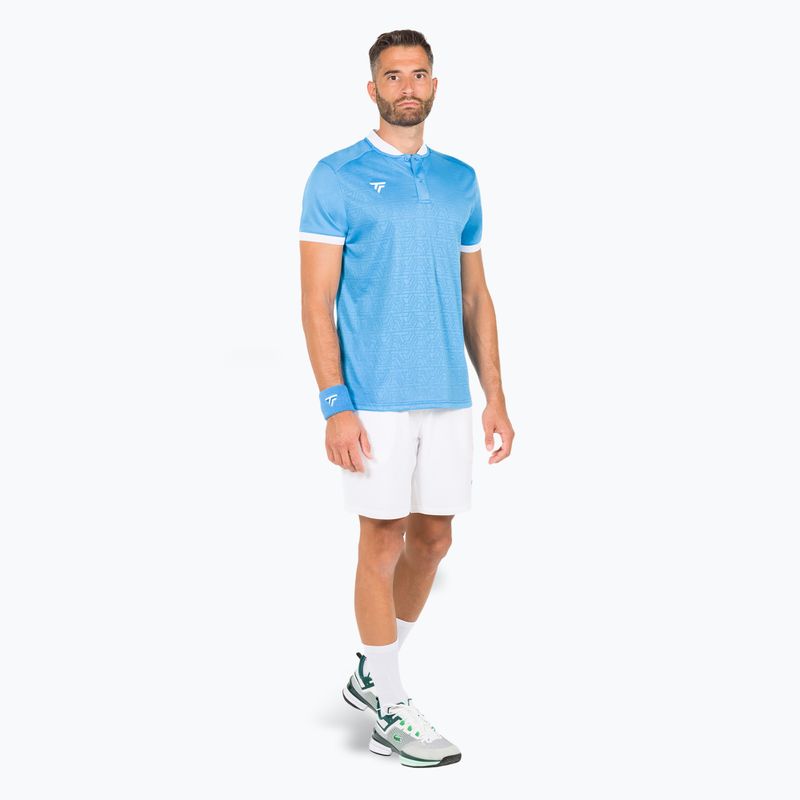 Pánske tenisové polo tričko Tecnifibre Team Mesh azur 2