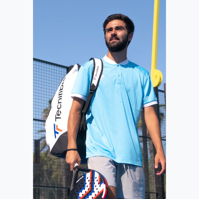 Pánske tenisové polo tričko Tecnifibre Team Mesh azur 6